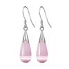 Korean-Style Teardrop Cat's Eye Stone Earrings – Elegant, High-End Niche Design for Women, Perfect Valentine's Day Gift.