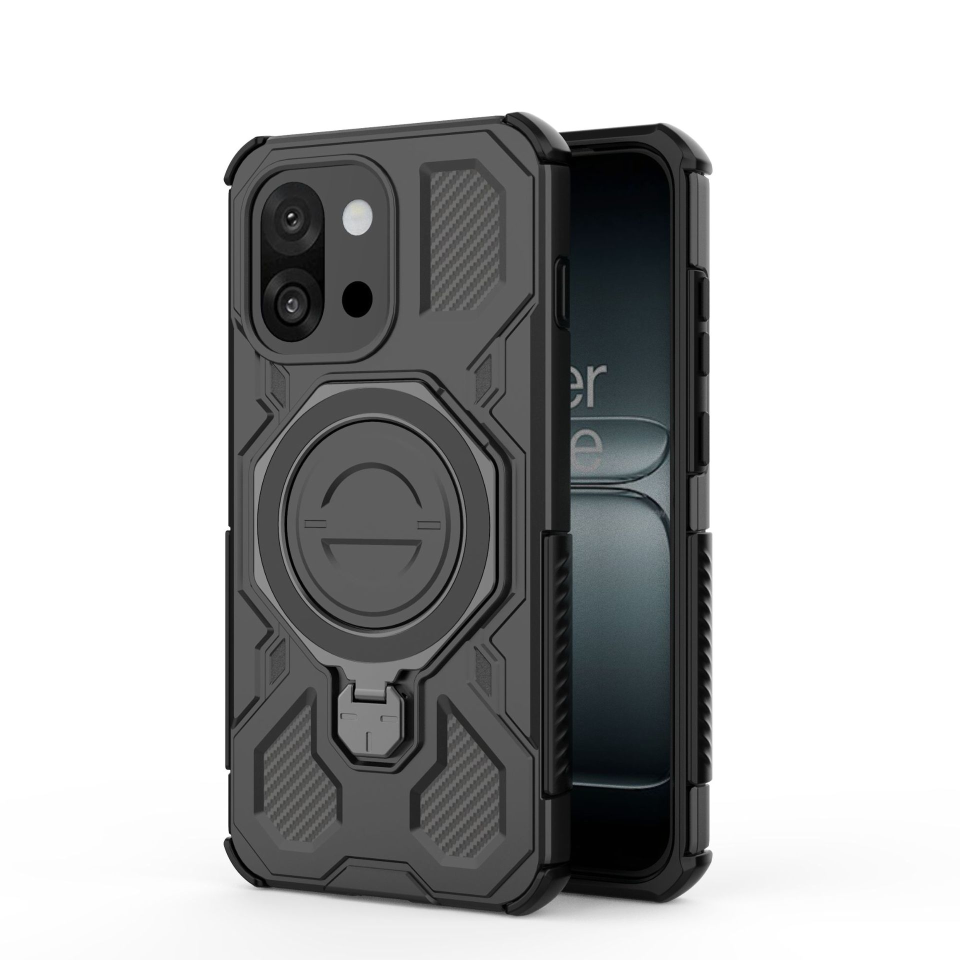 

For Oneplus 13T 13R Magnetic Phone Case,Military Drop Protection MagSafe Phone Case Cover for Oneplus Ace 5 Nord CE 5 1+Nord 4 чорний