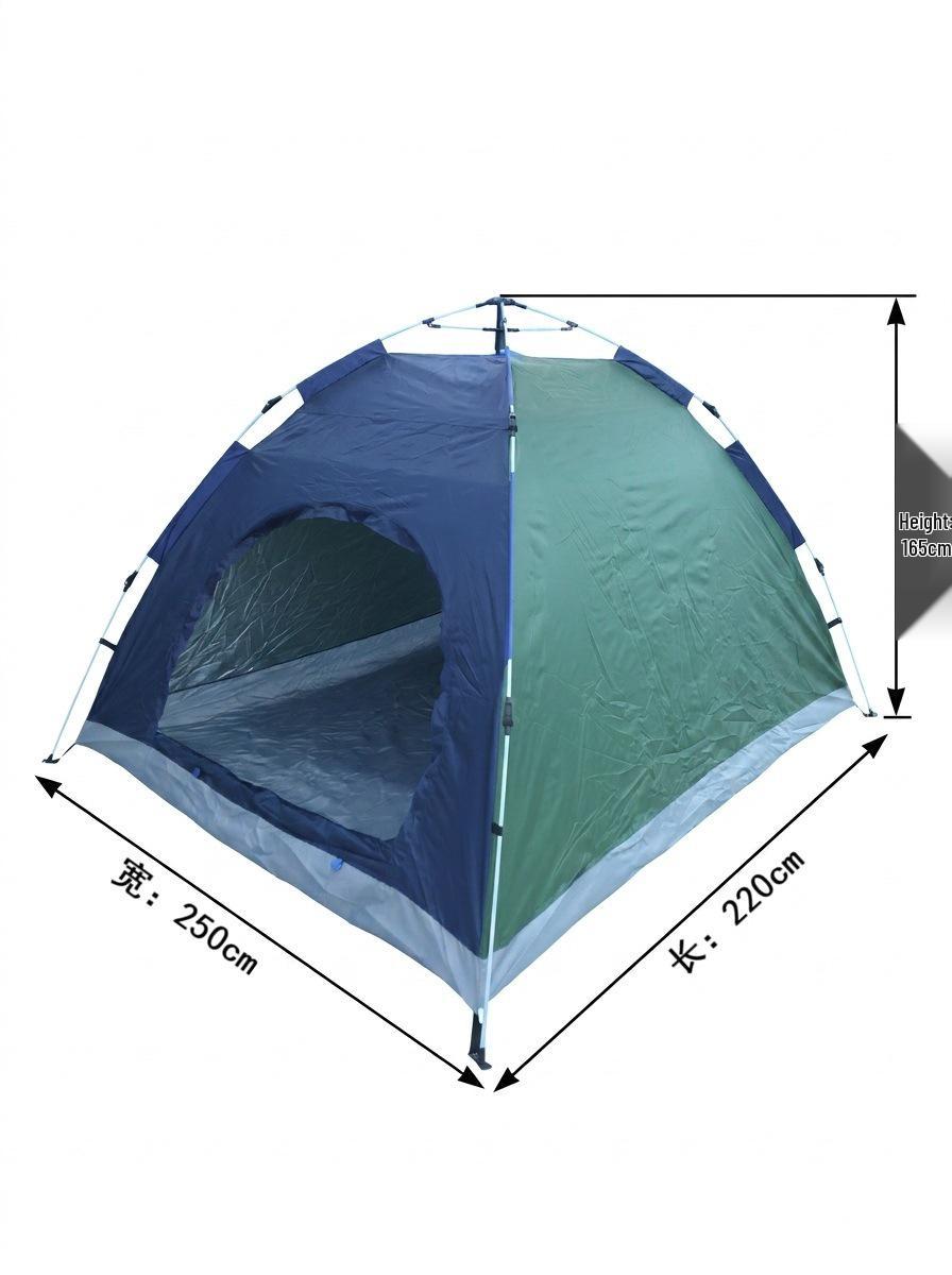 New Double Person Automatic Tent - Quick Open, Rainproof, Sunproof for Camping 4-6 Persons