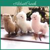 Toy Plush Alpaca Keychain Doll Lamb Stuffed Animal Bag Charm Decor Accessories