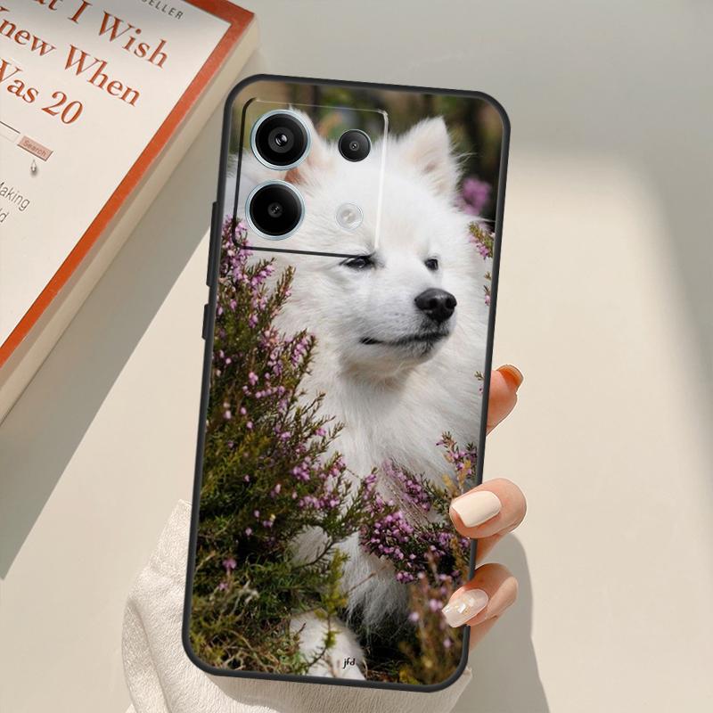 Japanese Spitz Dog Funda For Xiaomi Redmi Note 13 14 9 10 12 11 15 Pro Plus Case For Redmi 15 C 12C 13C 14C 10C