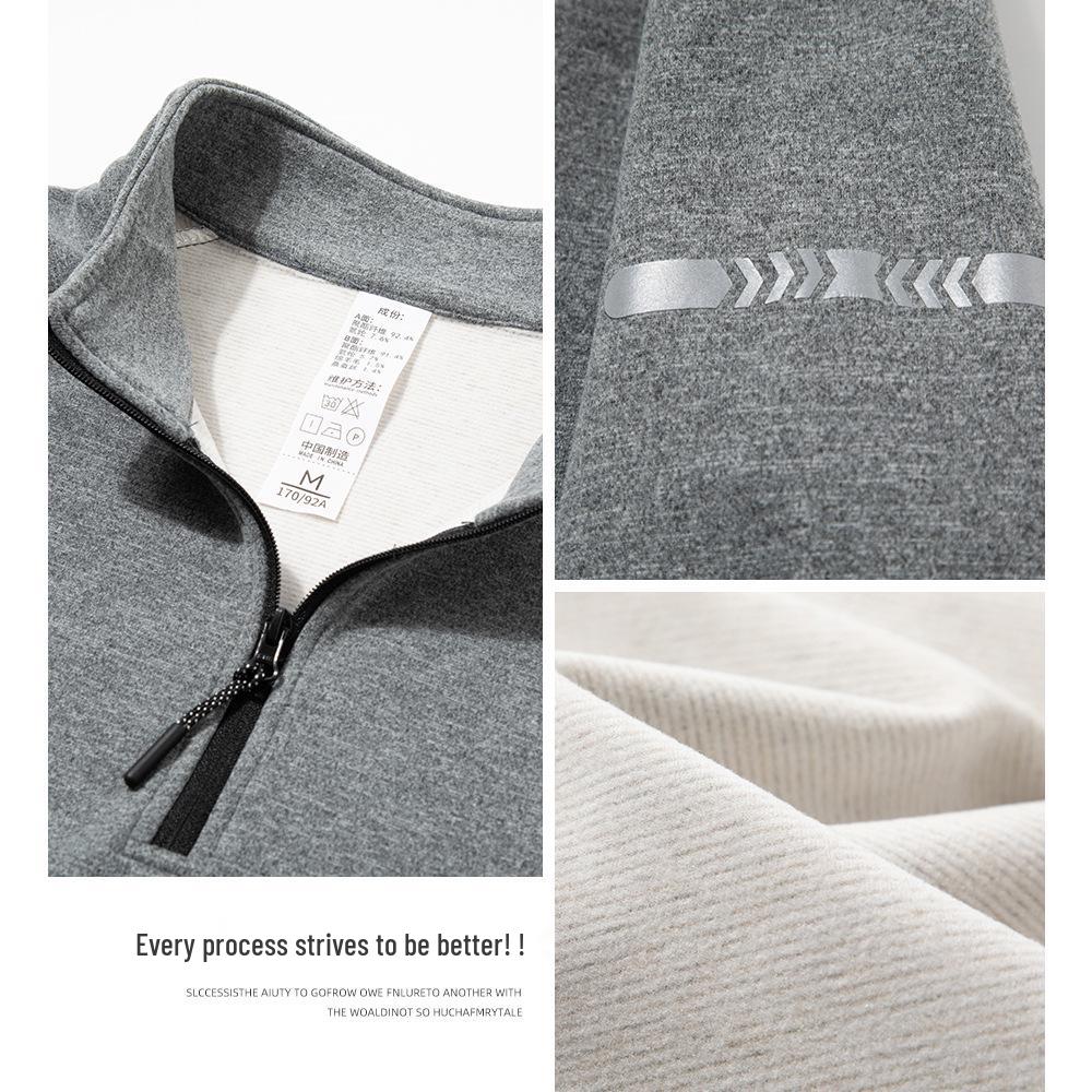 Men's Quick-Dry Stretch Dralon Long-Sleeve Fleece Hiking Base Layer