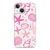 Phone Case For iPhone 17 Air Cases iPhone 16 15 12 13 14 Pro Max SE 7 8 Plus iPhone11 Clear Soft Cover Pink Jellyfish Oceanic