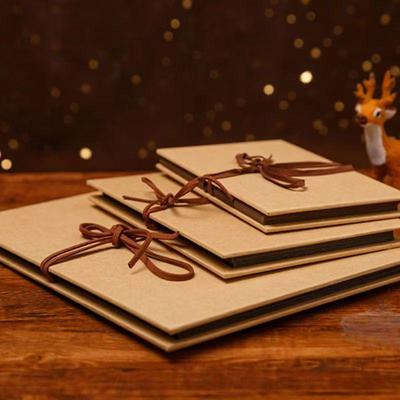 Kreatives DIY Handgefertigtes Notizbuch-Set: Dicke leere Seiten für Wachstumsaufzeichnungen & Erinnerungen an den Abschluss
