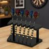 Dart Accessories for Players Holder Stand, with 6 Slot, Durable Acrylic Organizer, Compact Man Cave Display Rack, Game Room Storage And Organization
