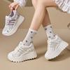 Thick-soled Heightening Shoes Women's 2026 Spring and Summer New Casual Shoes Versatile Forrest Gump Shoes Rhinestone Women's Sports Shoes