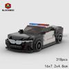 MOC Brick Explorer Vehicle Racing Sports Police City Speed Car Racer SUV Building Blocks Brick Off Road Kid Toys Boys Gift