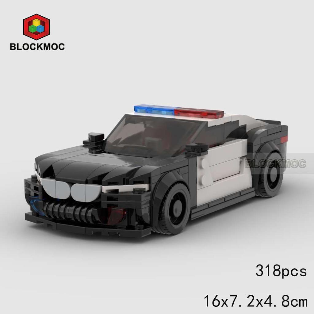 MOC Brick Explorer Vehicle Racing Sports Police City Speed Car Racer SUV Building Blocks Brick Off Road Kid Toys Boys Gift