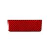 Red Carbon Fiber Rear Console Panel Trim For Land Rover Discovery Sport 2015-19