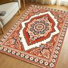 Light Luxury Retro Persian Carpet Soft Anti slip Washable Floor Mat Living Room Bedroom Study Home Decoration