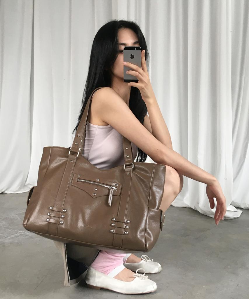 Raiment Stud Band Big Bag_Mud Brown