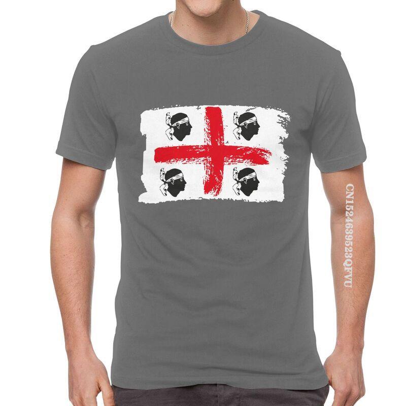 Sardinia Sardegna Flag Italy T Shirts Funny Italian Pride Tshirt Hip Hop T Shirt Men Oversized Tee Harajuku Fast Shipping