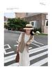 Elegant Summer 2026 White Pleated Retro Vest & Dress Set for Women