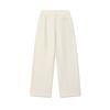 FILA Original Classic Minimalist Fashion Retro Versatile Comfortable Loose Casual Pants Women bottoms Steam-White F51W619601FIV