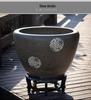 Jingdezhen Large Ceramic Goldfish & Water Lily Bowl for Courtyard