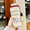 Coffee Cup Stainless Steel Thermos Cup Outdoor High-looking Male and Female Student Straw Cup Gift Cup
