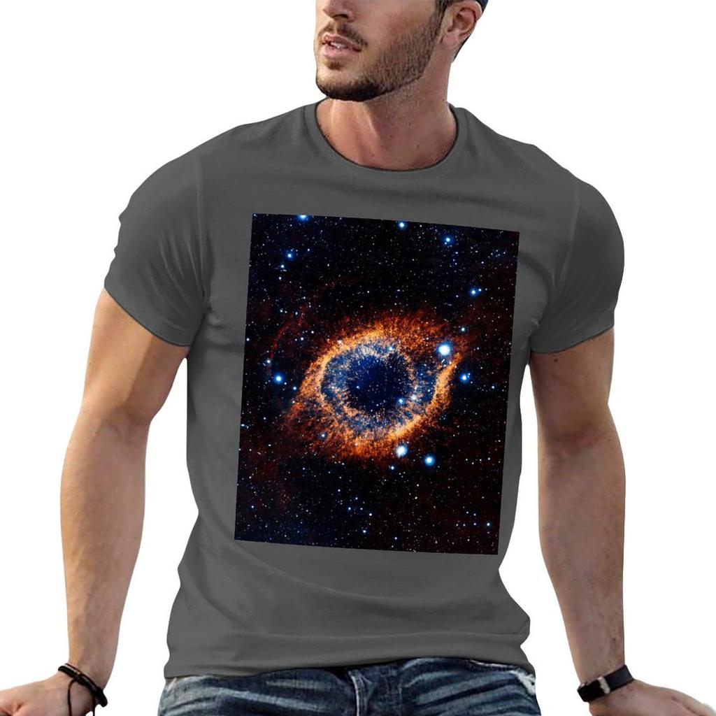 Helix Nebula (Infrared) TShirt Plus Size Summer Short Sleeve TShirt