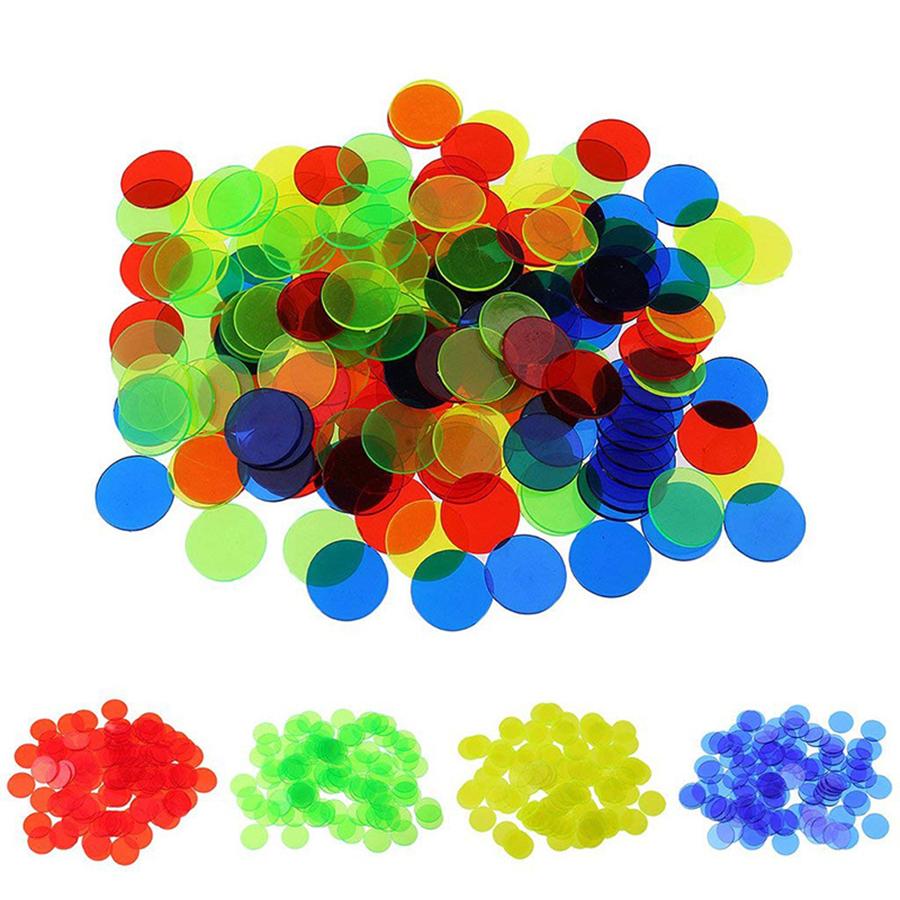 50/100pcs 1.9cm Colorful Counting Chips Student Math Calculation Manipulatives School Math Teaching Aids Classroom Supplies