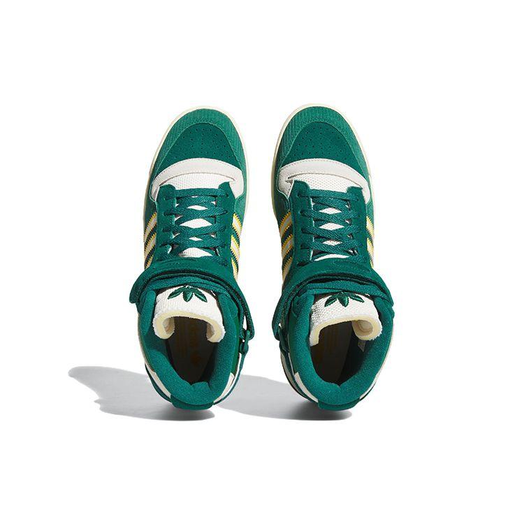 Adidas Forum 84 High Collegiate Green Unisex Sneakers Kremhvit Dristig-Gull FZ6301