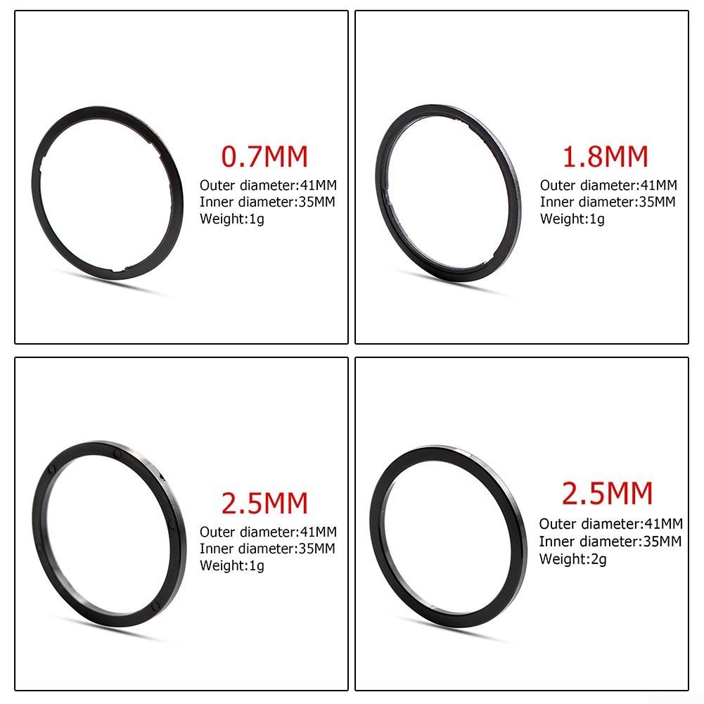 1x Fahrrad Tretlager Spacer 0,7/1,8/2,5mm Bike Hub Unterlegscheibe Heißer Verkauf Neue