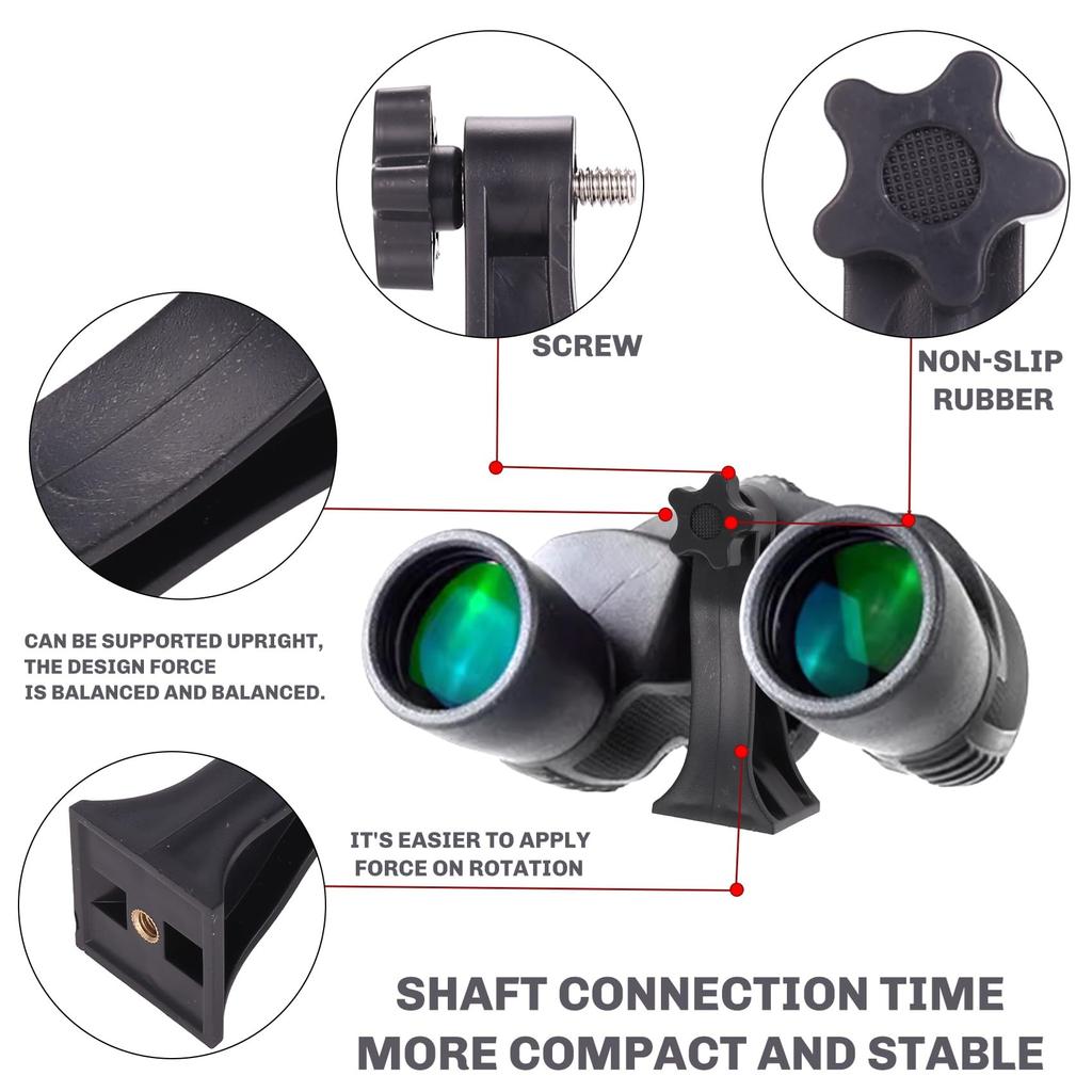 Xsdjasd Polycarbonate Binocular Tripod Adapter