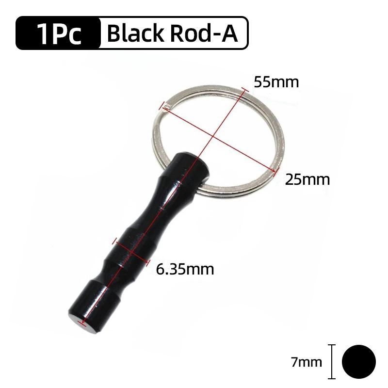 Schraubendreher-Bit-Halter 1/4 Zoll Sechskantschaft Verlängerungsstange Schnellwechsel Aluminiumlegierung Schlüsselanhänger Bohrer Schraubenadapter Handwerkzeug