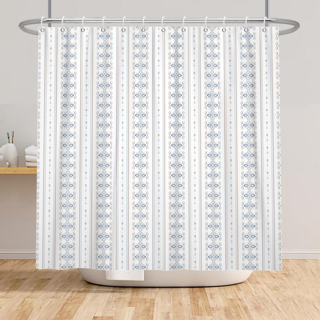 Yellow Sunflower Shower Curtain Spring Floral Bathroom Decor Hanging Curtains Fresh Floral Plant Patterns Waterproof Curtain