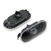 Black Euro Fender Side Marker Lamp For VW MK4 Golf GTI R32 Jetta Bora, B5 Passat