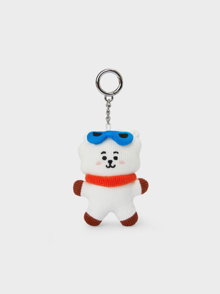LINE FRIENDS BT21 RJ Вязаный брелок  Поздравления с сезоном