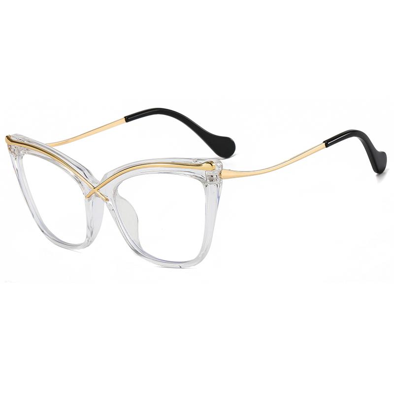 

Classic Oversized Flower Cat Eye Corrective Myopia Eyeglasses Ladies Blue Light Blocking Optical Spectacles 0 -05 -075 To -6 -0.5 -0.75 0