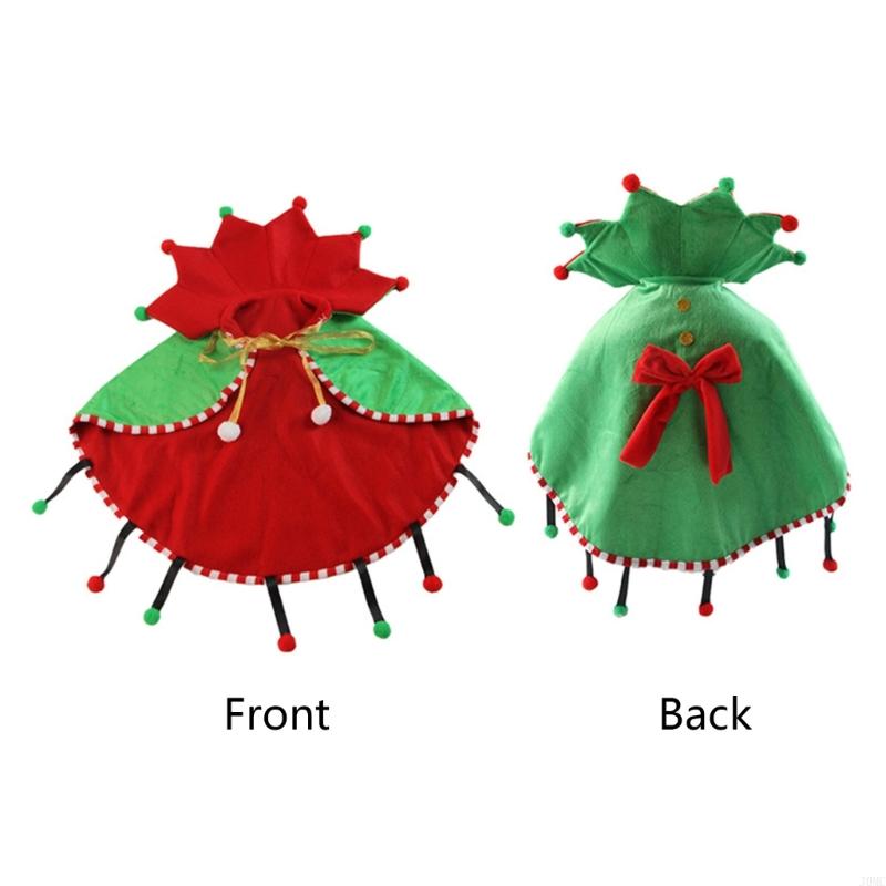 Holiday Pet Clothing Santa Costume With Soft Substance Perfect For Christmas Photos Family Gatherings J0MC