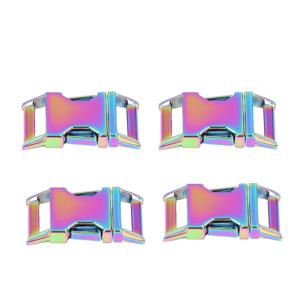 4PCS Side Release Buckle Fine Workmanship Simple   Light Weight Alloy Materials Belt Buckle