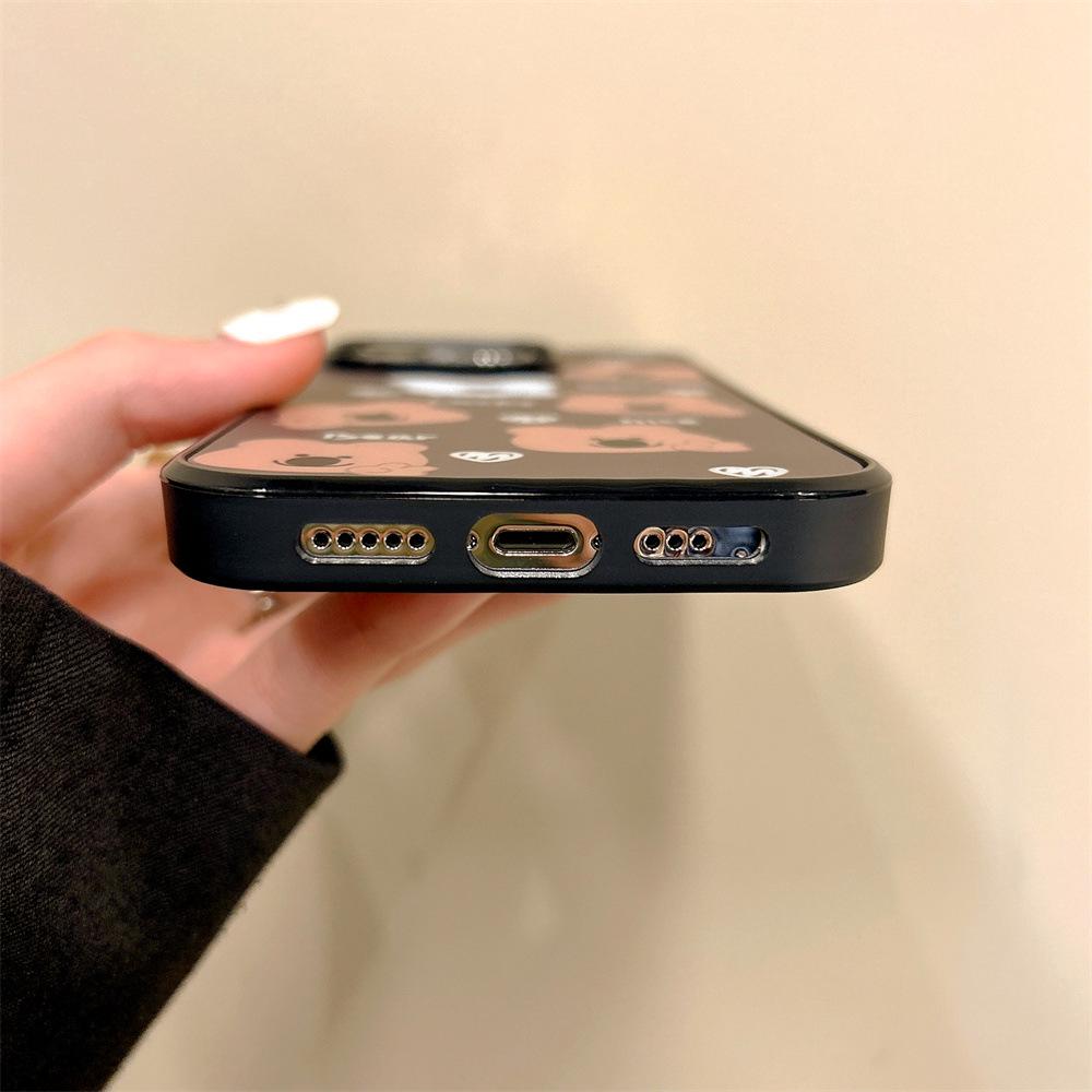 Brown Bear Magnetic Phone Case for iPhone 11/12/13/14/16 Pro Max