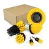 6-Piece Electric Drill Brush Set for Cleaning: Includes Bristle and Wheel Brushes