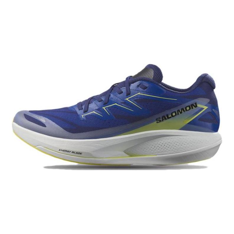 SALOMON Phantasm 2 Cushioning Breathable Low top Running Shoes Men's Blue Yellow 473829