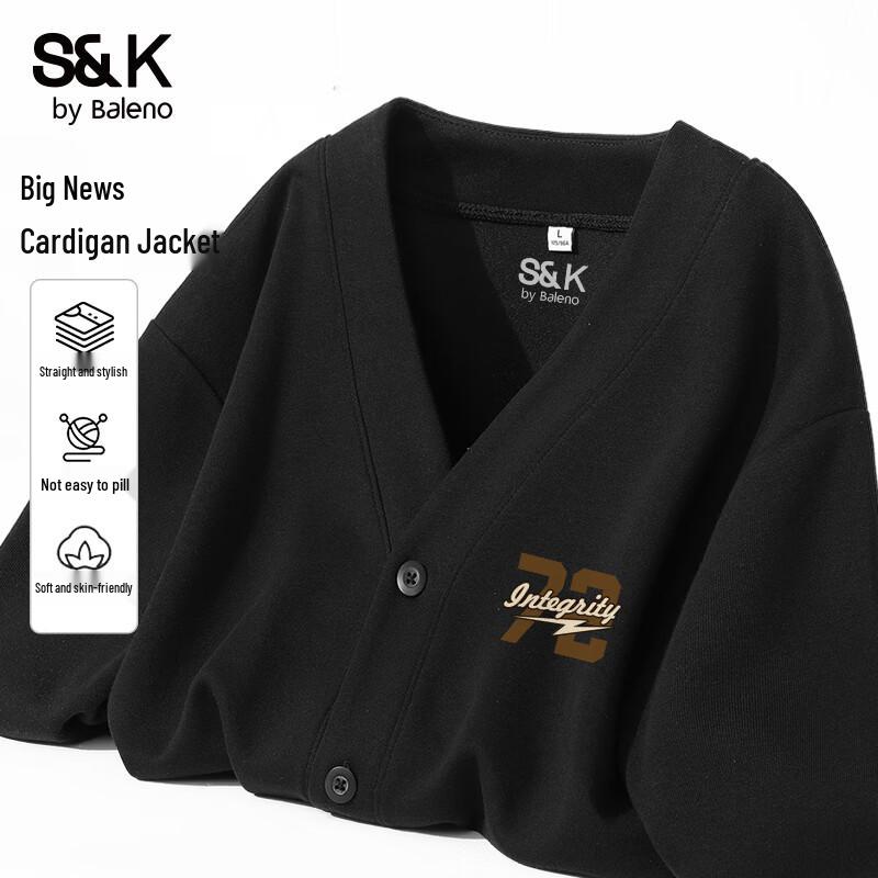 

Baleno S&K Men s V-Neck Knit Cardigan Jacket 3XL