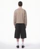PRINOAR Semi-Crop Long Sleeve T-Shirt - Ginger Beige