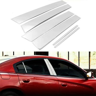 Krom kaplama araba pencere ayağı mesajları düzeltir etiket Dodge Charger için 2011 2012 2013 2014 2015-2022 2023 oto Styling dekorasyon