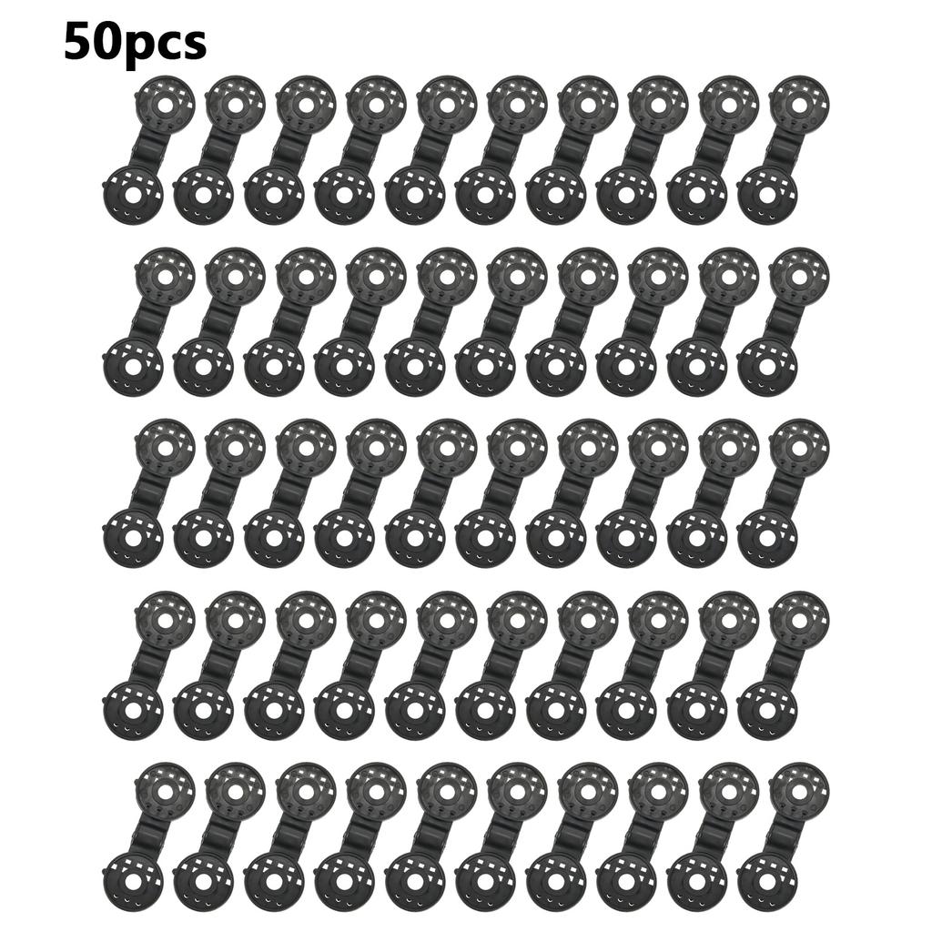 40/50pcs Black Shade Cloth Clips Greenhouse Film Sun Shade Net Clip Buckle Canopy Outdoor Clamp Tent Fix Clamp Hook