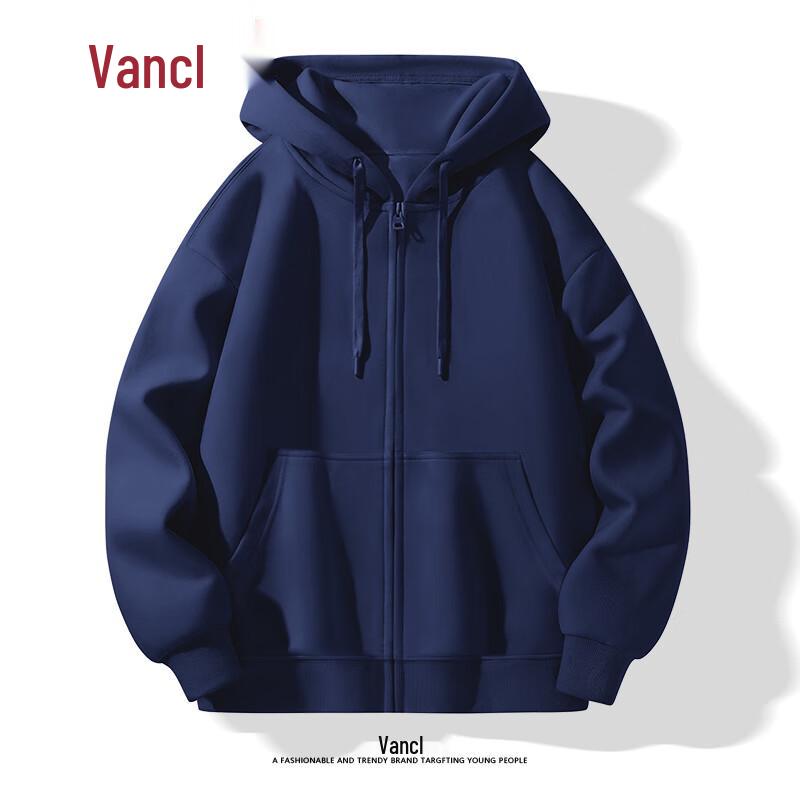 

VANCL Men s Heavyweight Loose Fit Zip-Up Hoodie 2XL
