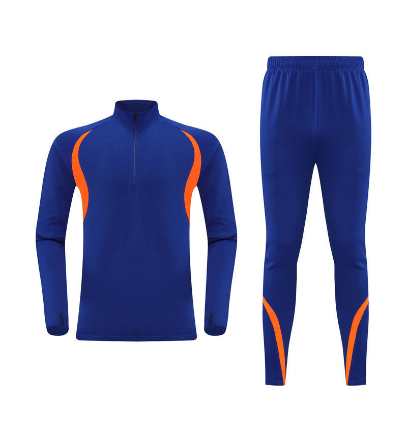 Football Suit Boys And Girls Autumn And Winter Suit Training Clothing Team Uniform Football Jersey Quick Drying Casual