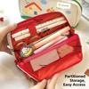 Can Stand Cartoon Pen Bag INS Multi-layer Stationery Bag  School Office Supplies