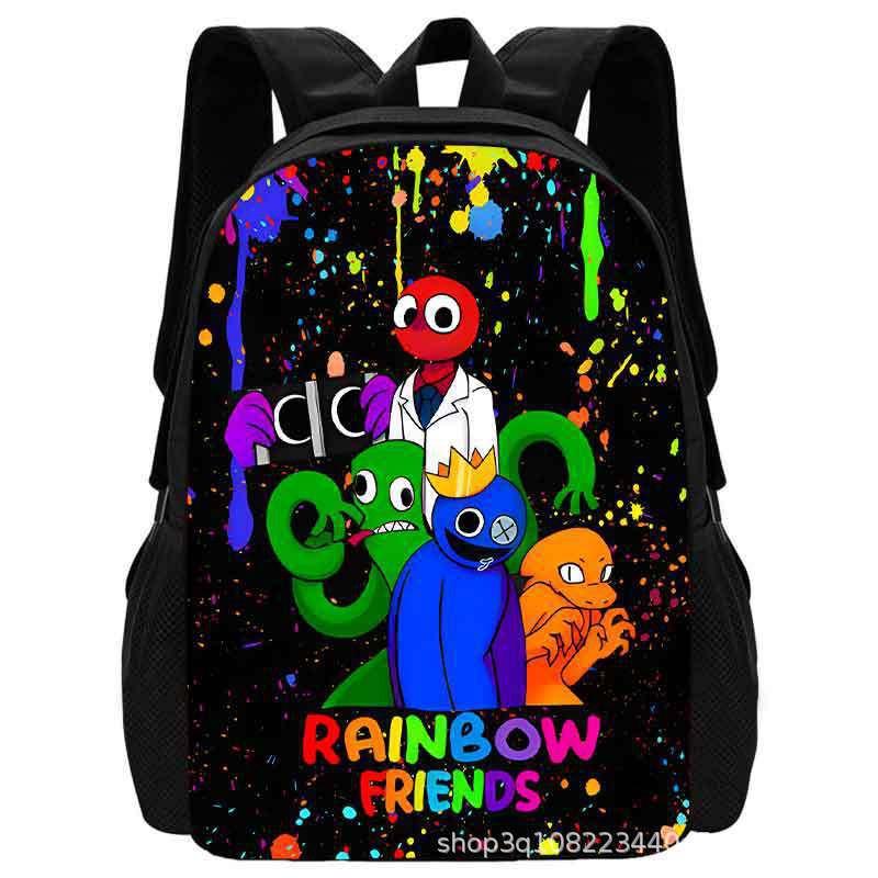 Kids Cartoon Backpack Elementary School Students Large Capacity Ergonomic Design Cotton Lining Oxford Fabric