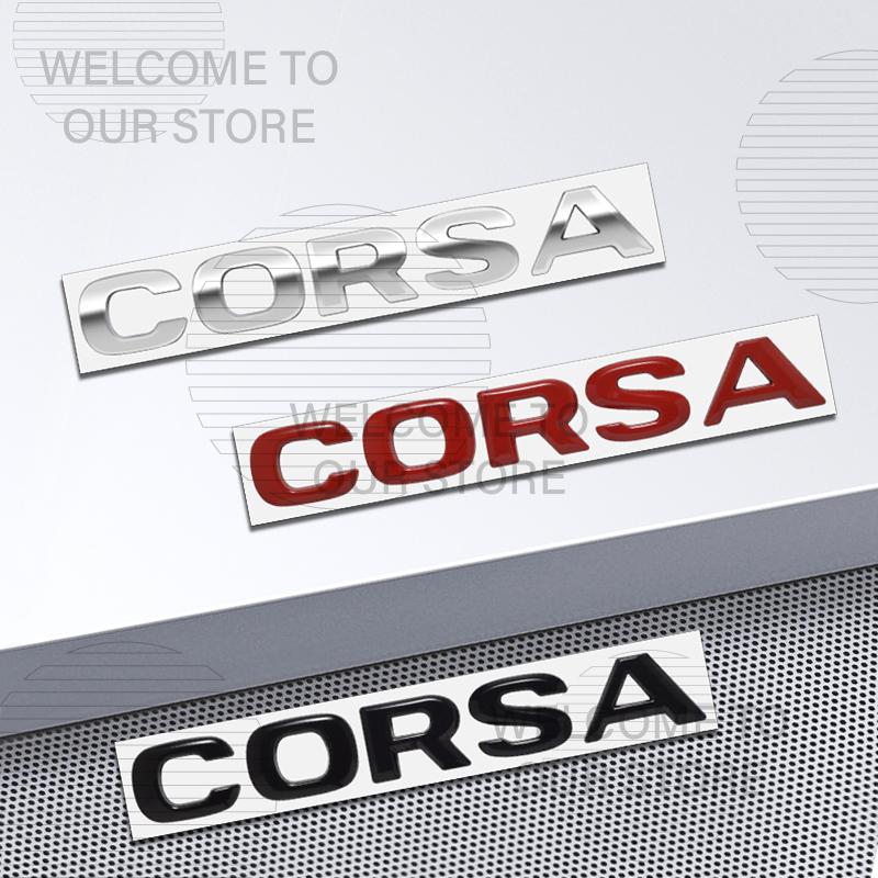 Décoration de Voiture Métal Pour Corsa Opel OPC Zafira Mokka Insignia Calibra Emblème Lettre Autocollant 3D Accessoires Autocollants de Coffre Arrière