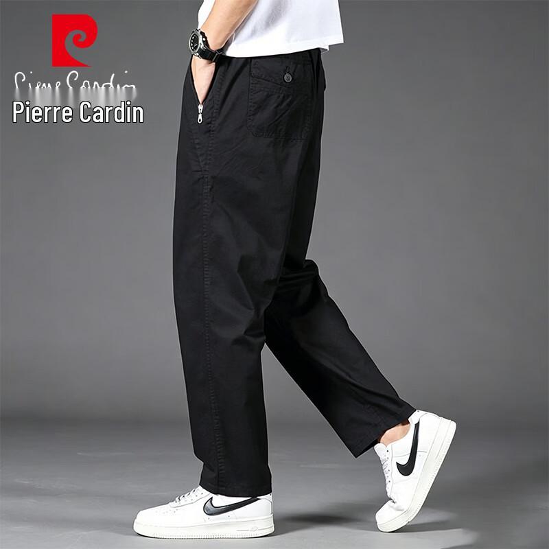 Pierre Cardin Men s Summer Relaxed Fit Straight Leg Casual Pants L