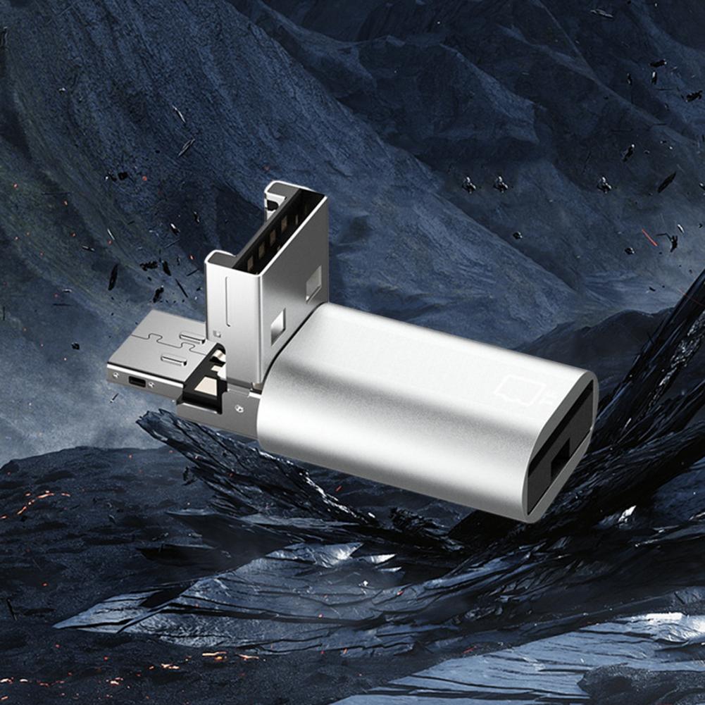 Portable Card Reader High-speed Compact Size Usb Type-c Card Reader Universal Otg Tf Card Reader for Devices No Driver Required