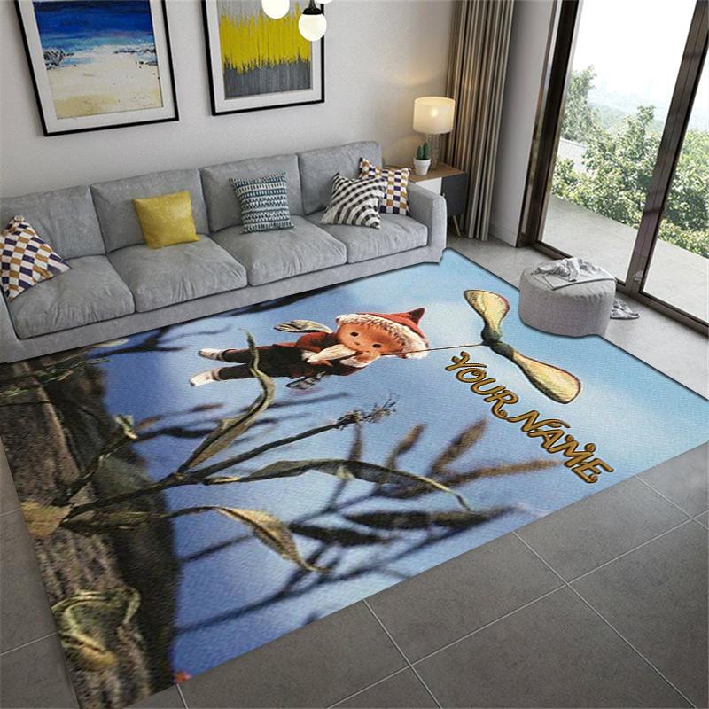 Custom Name Sandmännchen Carpet Rug for Living Room Bedroom Home Sofa Decoration,Kids play Non-slip Floor Mat