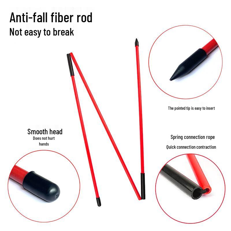 WEZHO Golf Foldable Alignment Sticks (2-Pack)