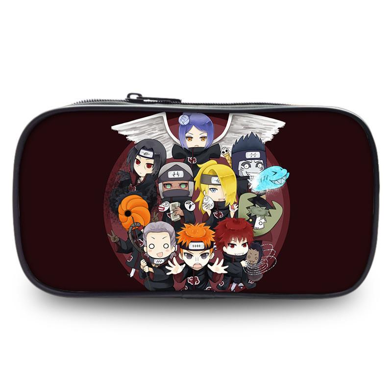 Naruto Anime Character Print Student Single Layer Stationery Storage Bag