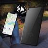 Portafoglio Tracker Carta Ricarica Wireless Design Ultra-Sottile Portatile Impermeabile Localizzatore Oggetti Sottile Compatibile Bluetooth Localizzatore GPS Dispositivo di Tracciamento Sottile